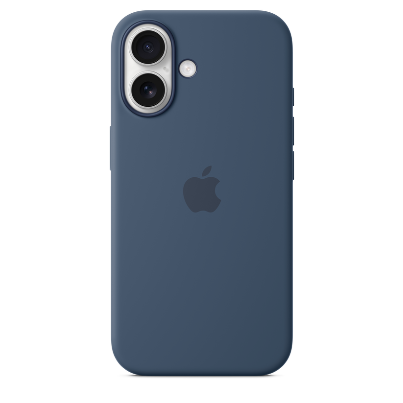 iPhone 16 Silicone Case with MagSafe - Denim