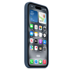 iPhone 16 Silicone Case with MagSafe - Denim