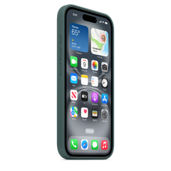 iPhone 16 Silicone Case with MagSafe - Lake Green