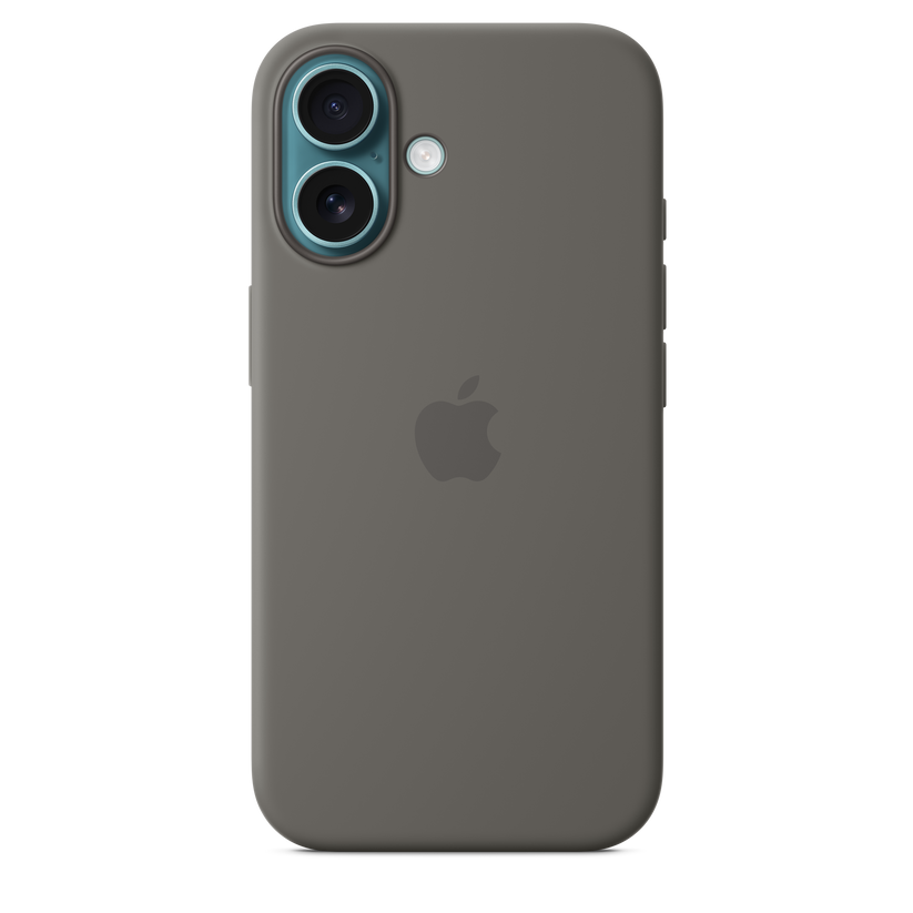 iPhone 16 Silicone Case with MagSafe - Stone Grey