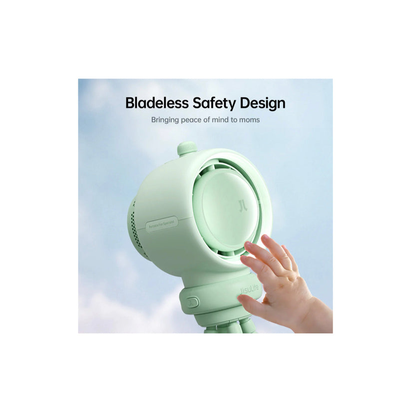 Jisulife Stroller Fan Life2S(5000mAh) (Life2S-GRREN) - Green