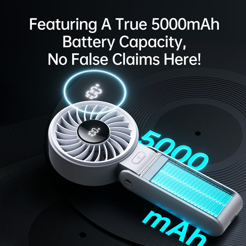 Jisulife Handheld Fan Life7 (5000mAh) - Grey