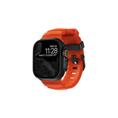 Nomad Apple Watch 49/45/44/42mm (Series SE/Ultra/9/8/7/6/5/4/3/2) Rocky Point Band Magma | Limited Edition