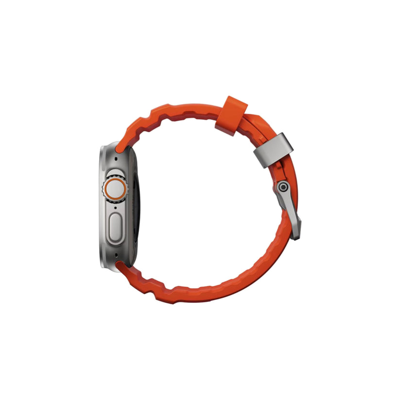 Nomad Apple Watch 49/45/44/42mm (Series SE/Ultra/9/8/7/6/5/4/3/2) Rocky Point Band Magma | Limited Edition