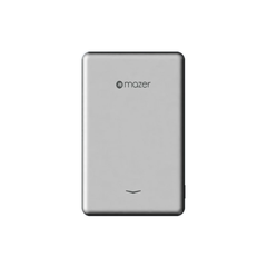 Mazer MagAir19 5000mAh Ultra Slim Magnetic Wireless Power Bank - Grey