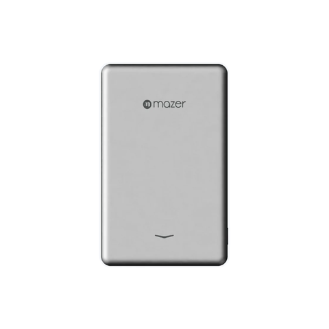 Mazer MagAir19 5000mAh Ultra Slim Magnetic Wireless Power Bank - Grey