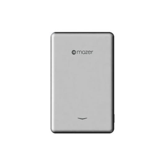 Mazer MagAir19 5000mAh Ultra Slim Magnetic Wireless Power Bank - Grey