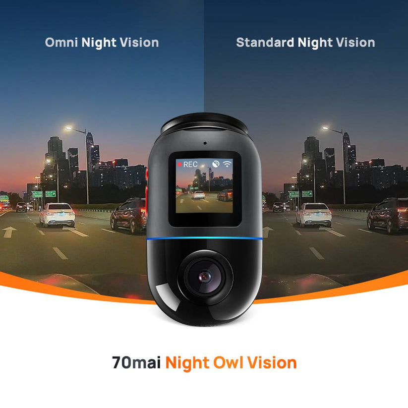 70mai Dash Cam Omni X200 64GB - Black
