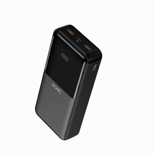 ACMIC 20000mAh powerbank with Digital Screen Display - Black (AP20-07PD PRO (W2016C)