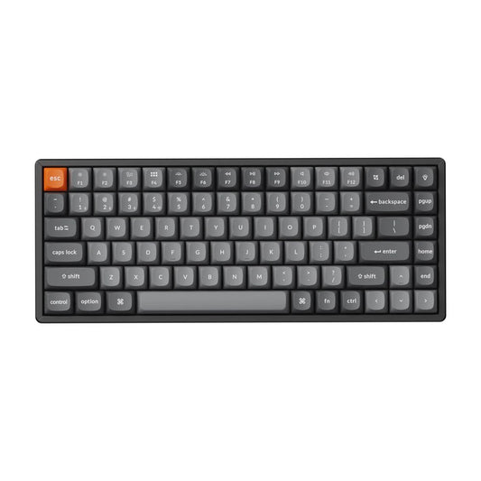 Keychron K2 Max ANSI 75% layout 81 Key Full Assembled Banana Switch RGB Backlight Hot-Swap Keychron Super Banana Wireless / Wired / 2.4GHz Normal Profile QMK Custom Keyboard