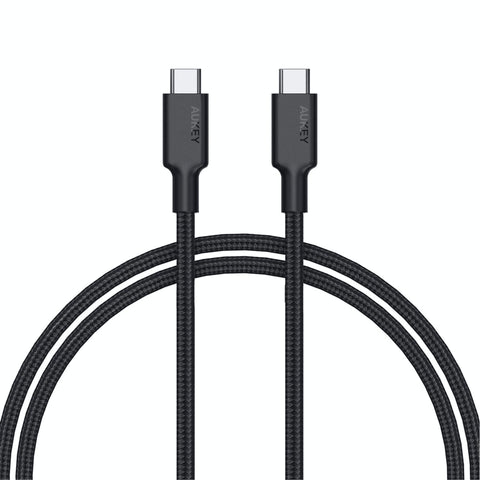 Aukey CB-CD21 Gen2 E Marker 100W USB 3.1 USB Type C To Type C Nylon Braided Cable