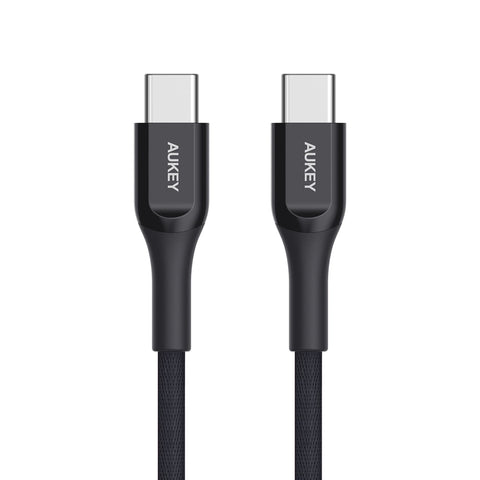 Aukey CB-AKC3 USB C To USB C 60W PD Quick Charge Kevlar Cable - 1.2M