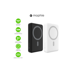 Mophie Essential Snap+ Powerstation 10,000mAh Power Bank White