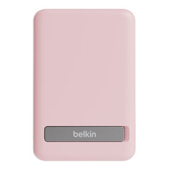Belkin BOOST CHARGE Magnetic Wireless + Stand Power Bank, Pink 5000mAh