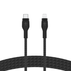 Belkin USB-C TO LTG, BRAID SIL, 2M, BLK
