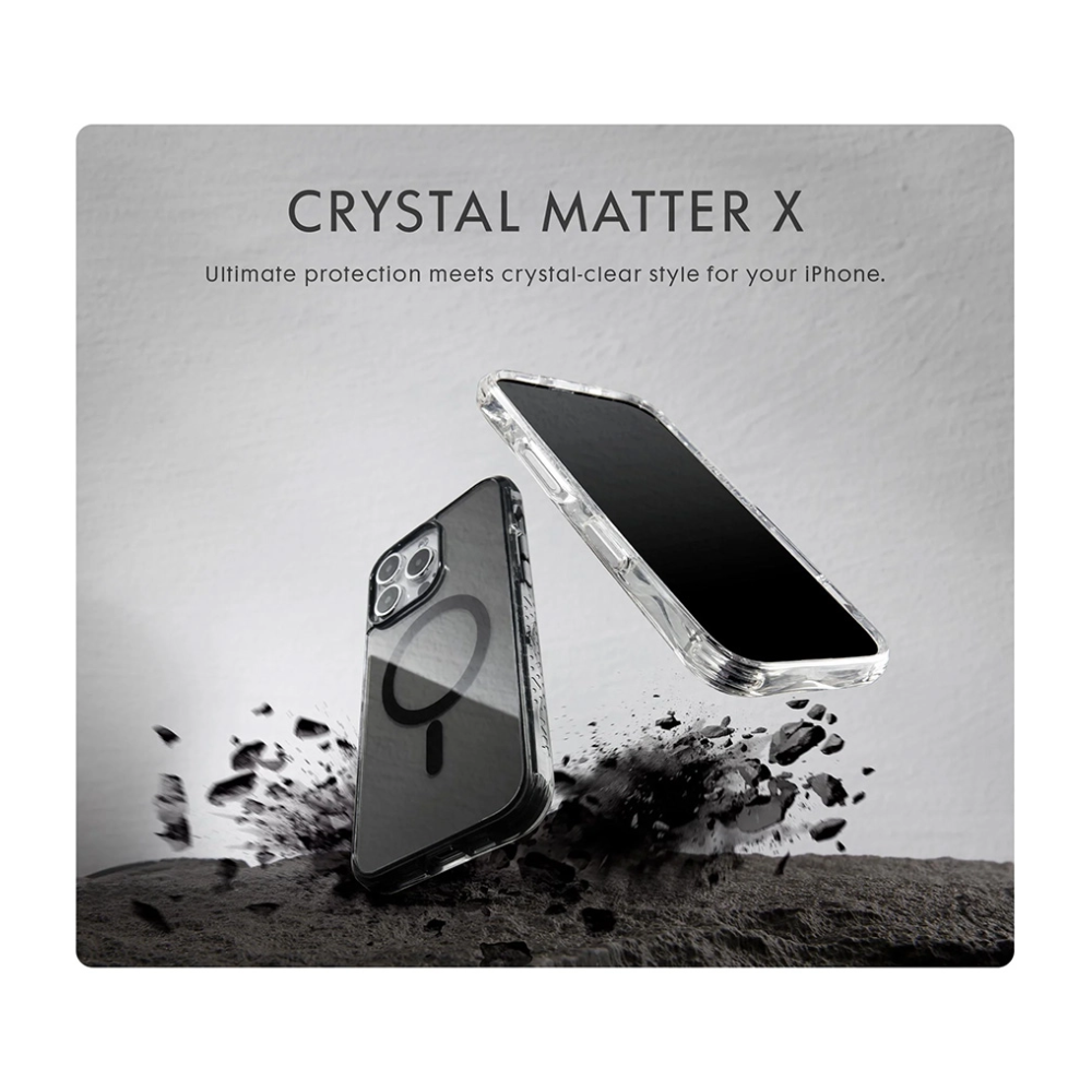 Laut iPhone 16 Crystal Matter X | MagSafe Black Crystal