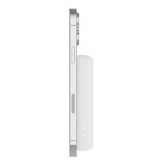 Belkin BOOST CHARGE Magnetic Wireless + Stand Power Bank, White 5000mAh