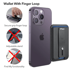 ESR HaloLock Magnetic Wallet - Midnight Black