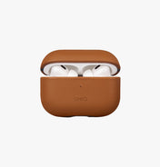 Uniq Terra Genuine Leather Airpods Pro 2nd Gen (2022) Case - Toffee Brown (Toffee Brown)
