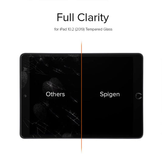 Spigen GLAStR Premium Tempered Glass Screen Protector for iPad 10.2 (2019-2021) - Clear