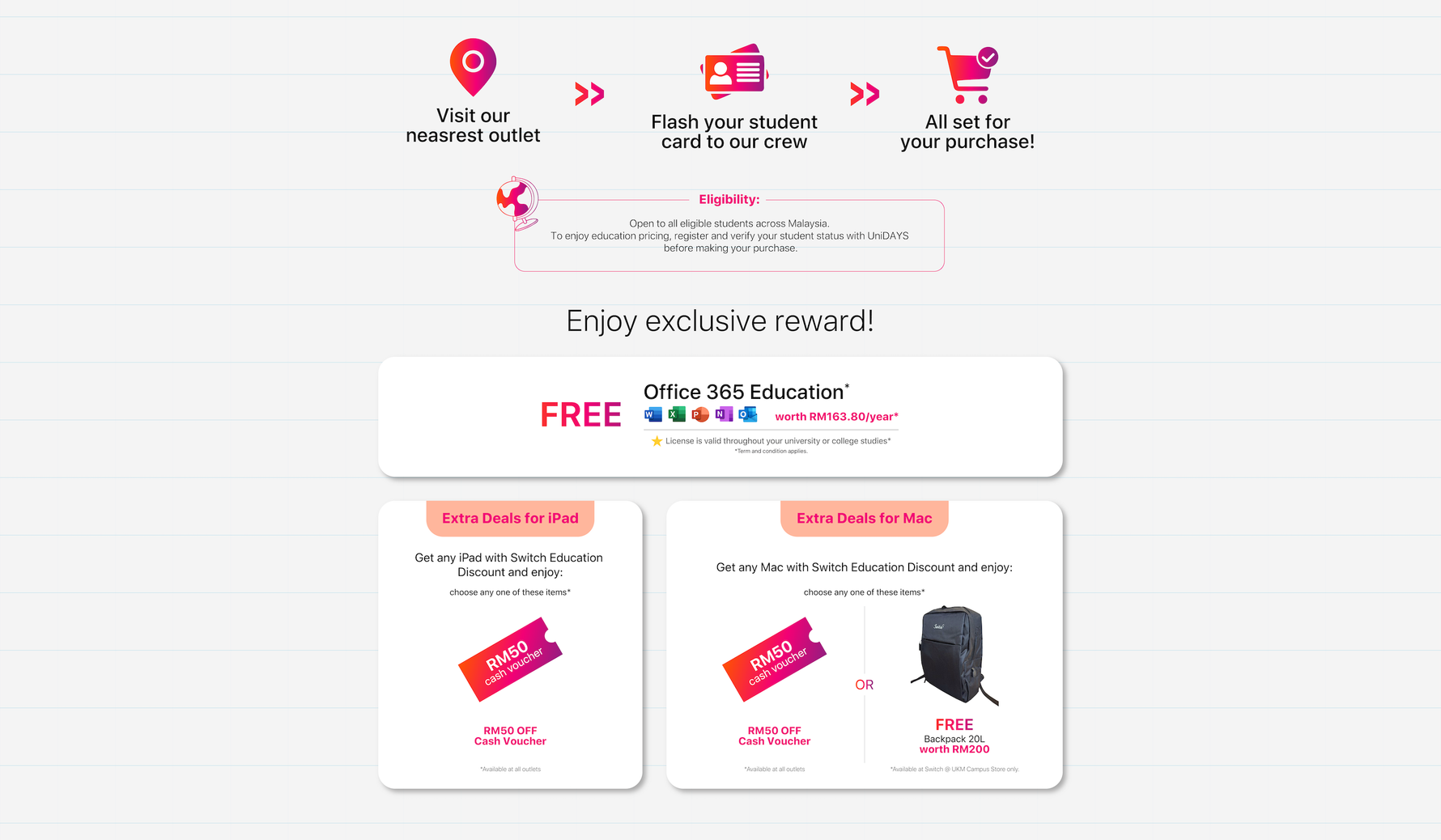 Switch Education Discount