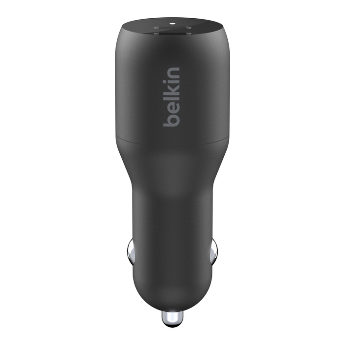 Belkin Dual USB-C Car Charger 18W X2, BLK