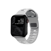 Nomad Sport Strap (Version 2) - Apple Watch 41/40/38mm (Series SE/7/6/5/4/3/2) | Lunar Gray