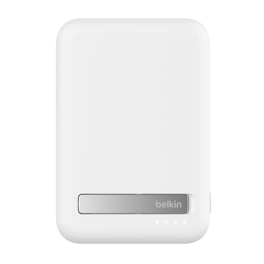 Belkin 10K QI2 Wireless Powerbank + Kick Stand - White