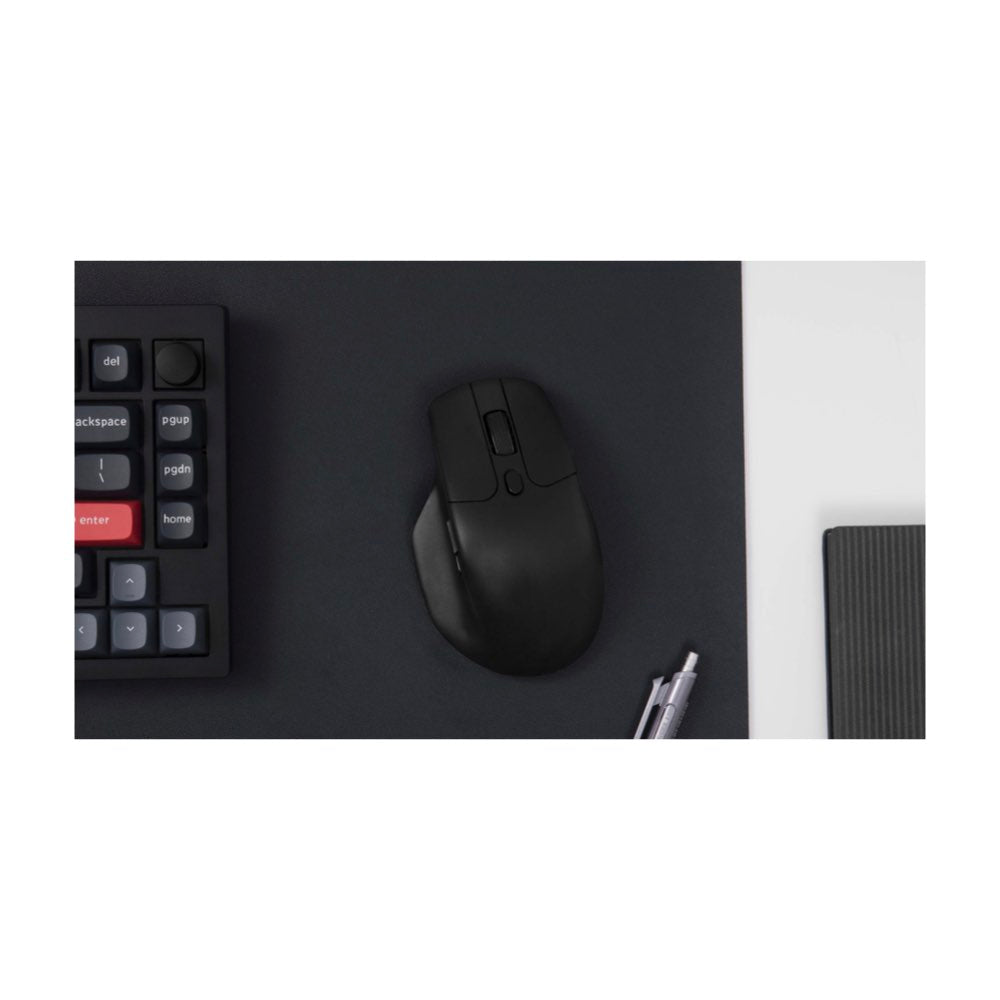 Keychron M6 - 78g - Black, Non-backlit BT/2.4GHz/Wired Mouse