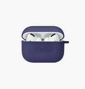 Uniq Nexo Active Hybrid Silicone Airpods Pro 2nd Gen (2022) Case With Sports Ear Hooks - Fig (Purple)