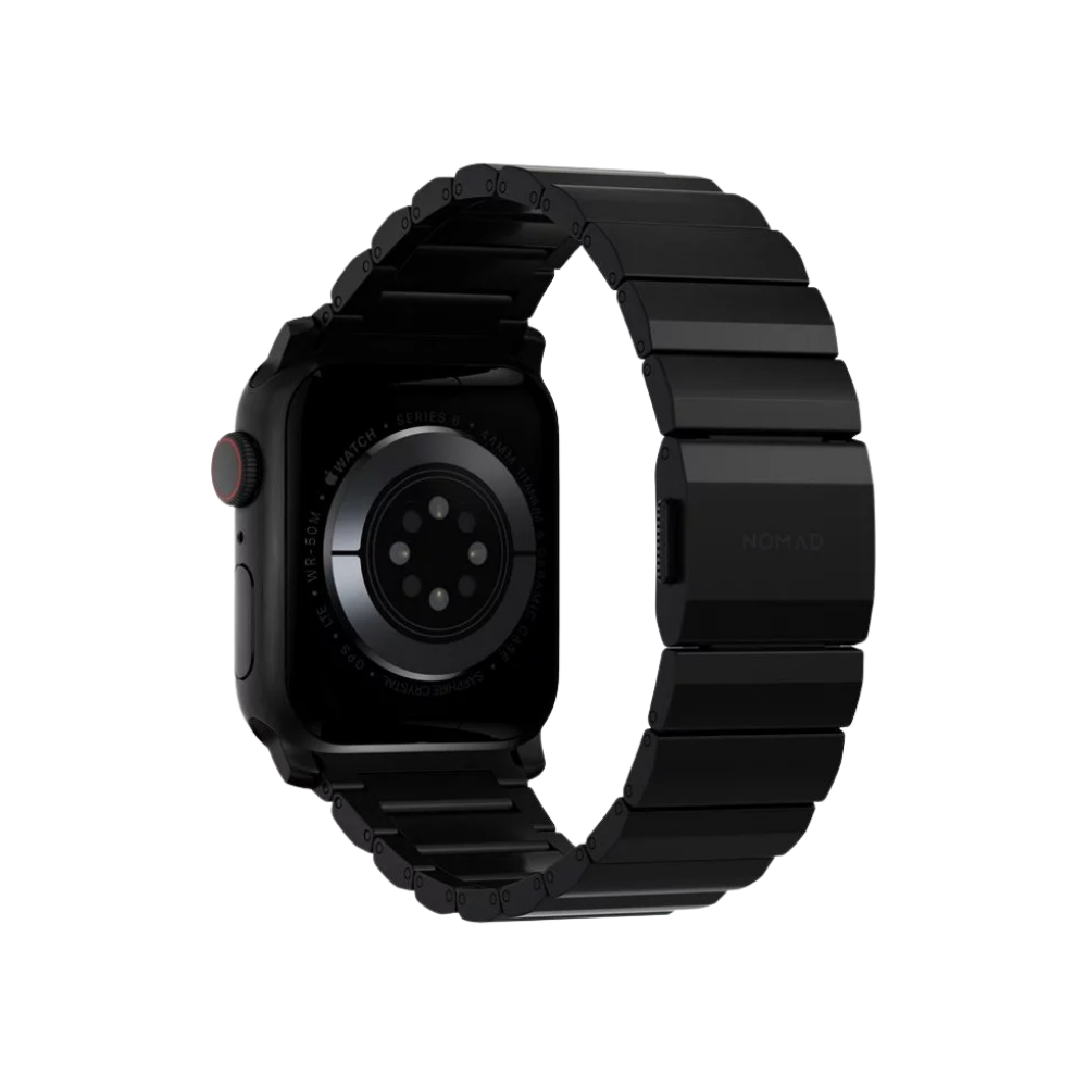 Nomad Titanium Band (Version 2) for Apple Watch 45/44/42mm - Black Hardware