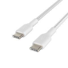 Belkin Braided USB-C to USB-C Cable 60W - White(1m)
