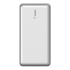 Belkin 20K POWER BANK, USB-A & C 15W, SILVER