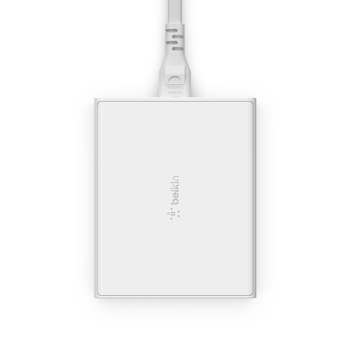 Belkin 108W USB-C CHARGER,GAN,4-PORT,WHT,2M CORD
