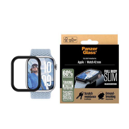 PANZERGLASS FULL BODY SLIM CASING FOR APPLE WATCH 42MM- BLACK