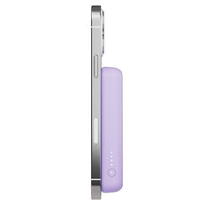 Belkin BOOST CHARGE Magnetic Wireless + Stand Power Bank, Purple 5000mAh