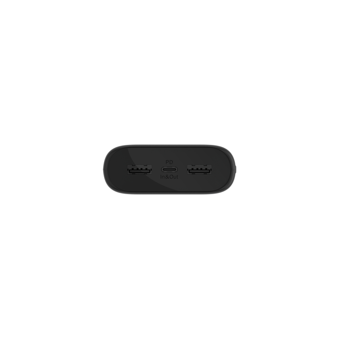 Belkin 20K Power Bank, USB-C & USB-A PD 20W, Black