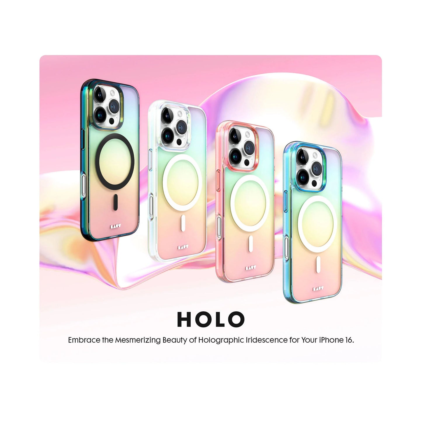 Laut iPhone 16 Plus Holo| Magsafe - Holo Midnight