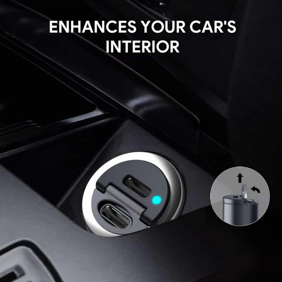 Aukey Dual Port USB-C 30W PD Car Charger