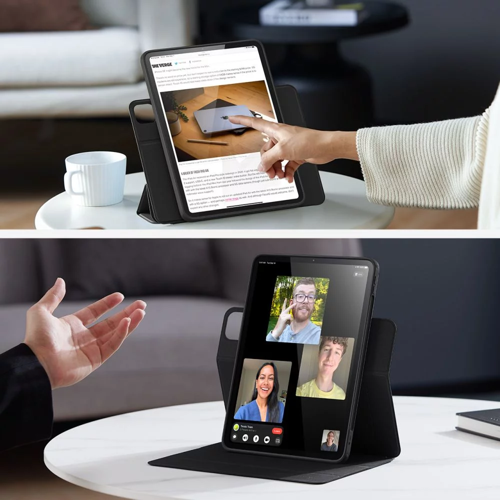 ESR Rebound Hybrid Case 360 iPad Pro 13 inch (2024)/iPad Pro 12.9 (2024) - Black