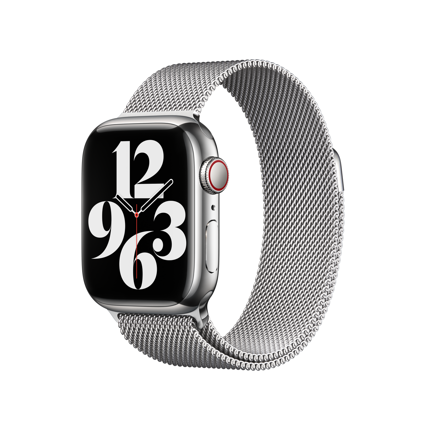 41mm Silver Milanese Loop