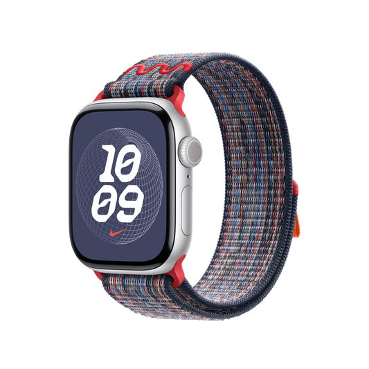 42mm Blue/Red Nike Sport Loop