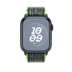 45mm Bright Green/Blue Nike Sport Loop