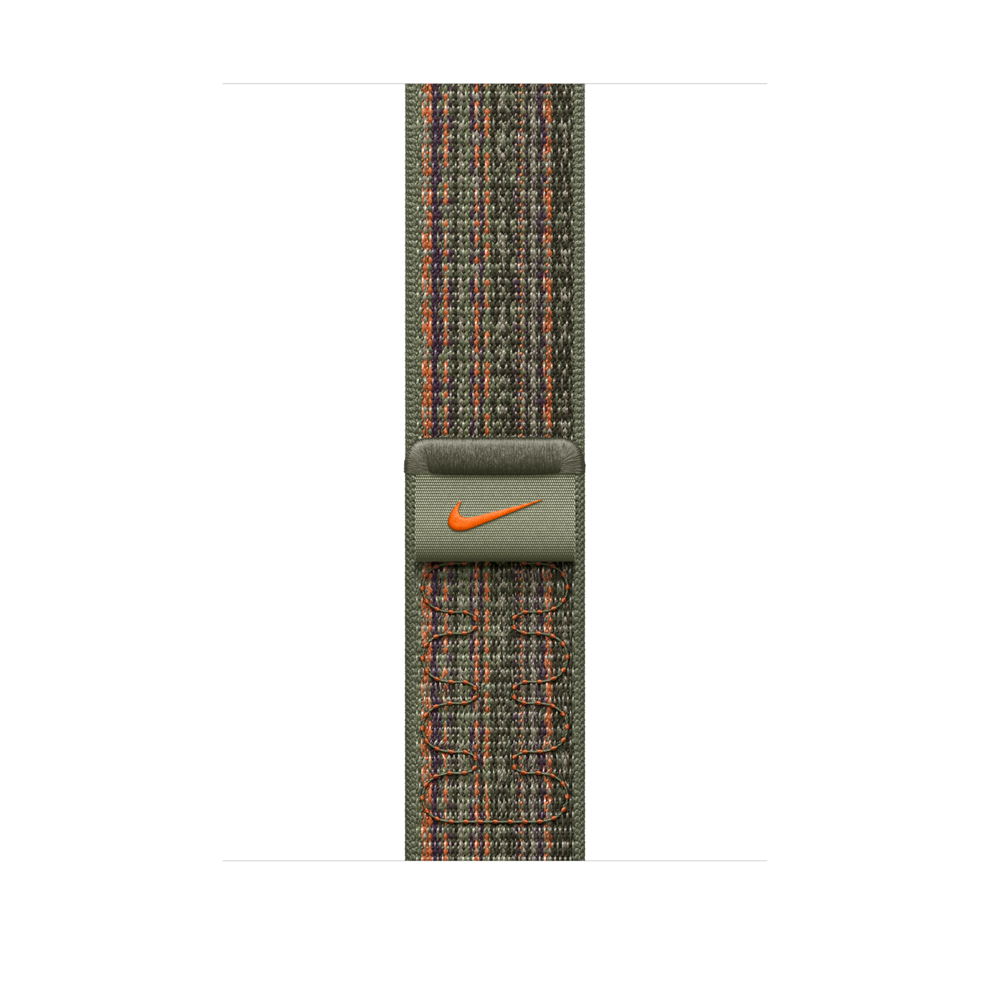 45mm Sequoia/Orange Nike Sport Loop