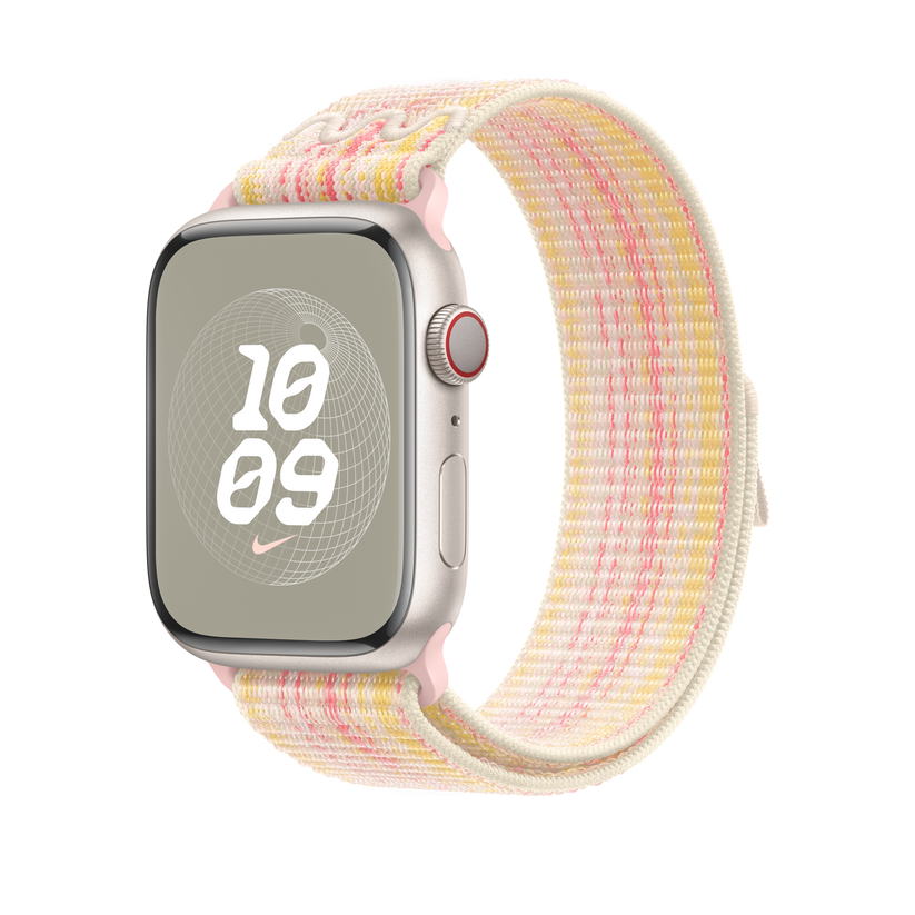 45mm Starlight/Pink Nike Sport Loop