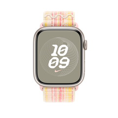 45mm Starlight/Pink Nike Sport Loop