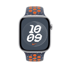 46mm Blue Flame Nike Sport Band - M/L