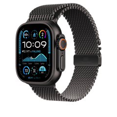 49mm Black Titanium Milanese Loop - Large