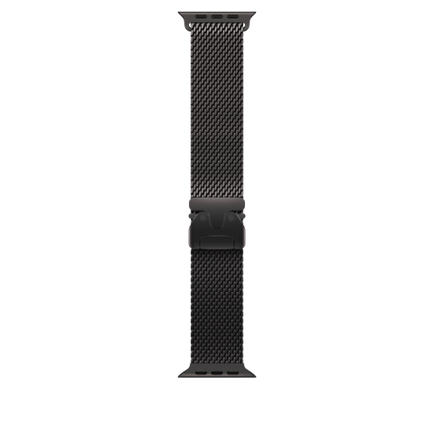 49mm Black Titanium Milanese Loop - Medium