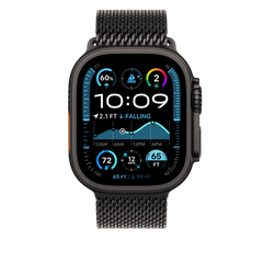 49mm Black Titanium Milanese Loop - Small